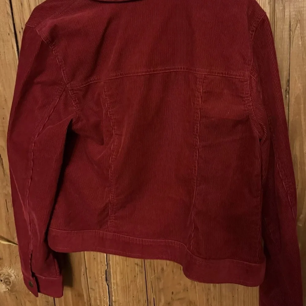 Ann Taylor Loft Rust Red woman’s size 10 corduroy jacket. - Picture 6 of 10